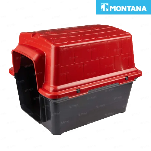 ConVet - CASA PLÁSTICA COLOR ROJO